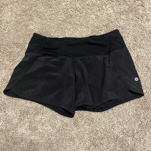 Lululemon Classic Black Athletic Shorts